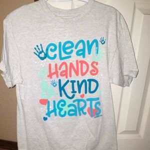 Clean hands kind heart tshirt